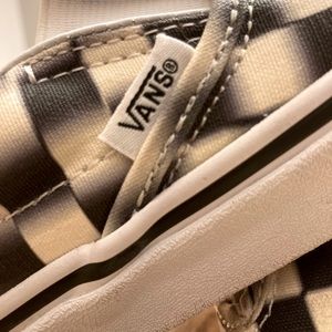 Checkerboard Vans - Nearly New